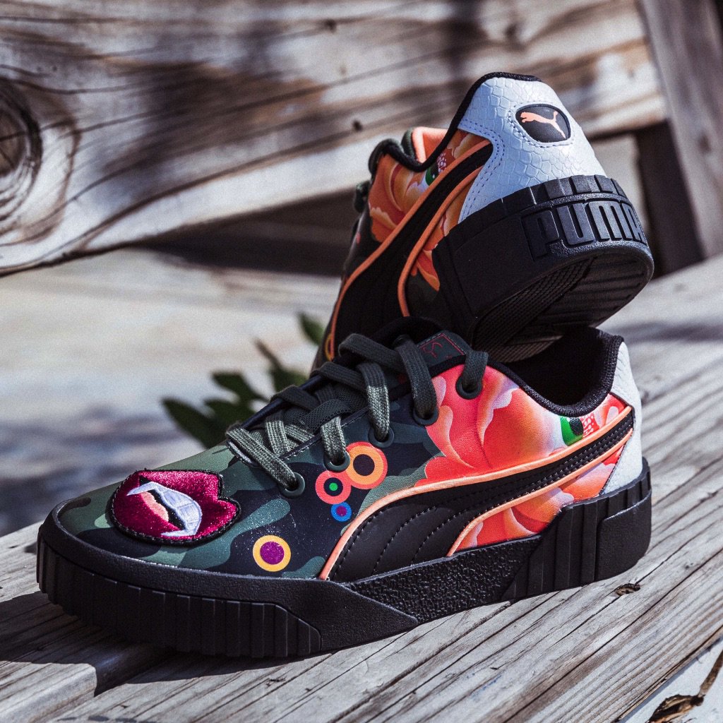 puma cali peonies camo