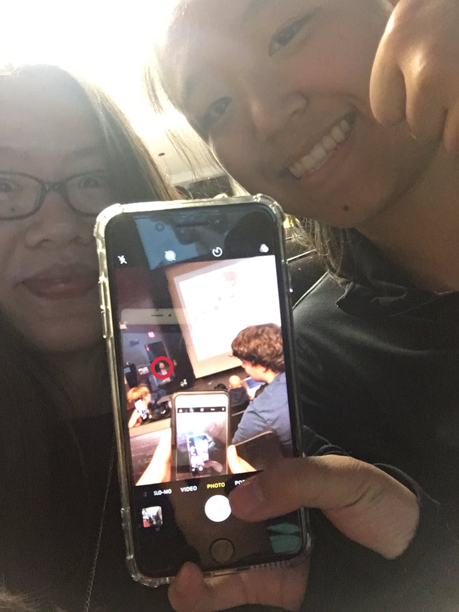 lucialater's tweet photo. @KrisJordan we actually took a selfie with you #comp110 https://t.co/XetFtNBe1V