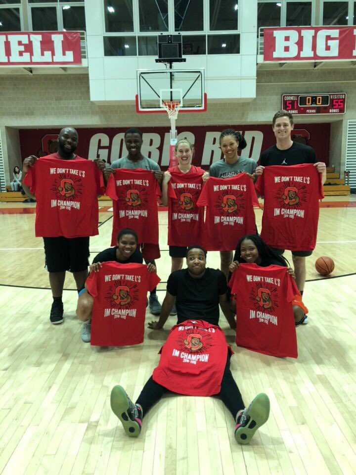 tibwheeler's tweet photo. So what do you do outside of research?
Me: I get BUCKETS 🏀🏆
Had so much fun with this team during our undefeated intramural basketball season! #MixGender #IMBasketball #Champs #TeamTayKeith #WeDontTakeLs #DoItForTheTShirt https://t.co/0tQOArNqBC
