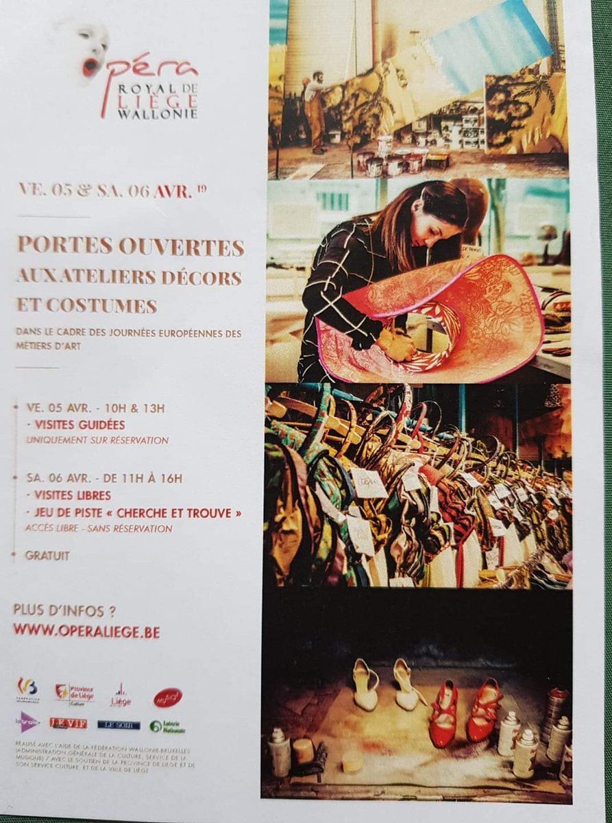 DellicourXavier's tweet photo. @operaliege, nous avons (entre autres choses fascinantes) des ateliers qui font un boulot de dingue pour fabriquer costumes, décors et perruques. Ils seront ouverts au public les 5 et 6 avril, c'est l'occasion de venir les découvrir ! #operalife #openopera #madeinliege https://t.co/pojC4BhEMB