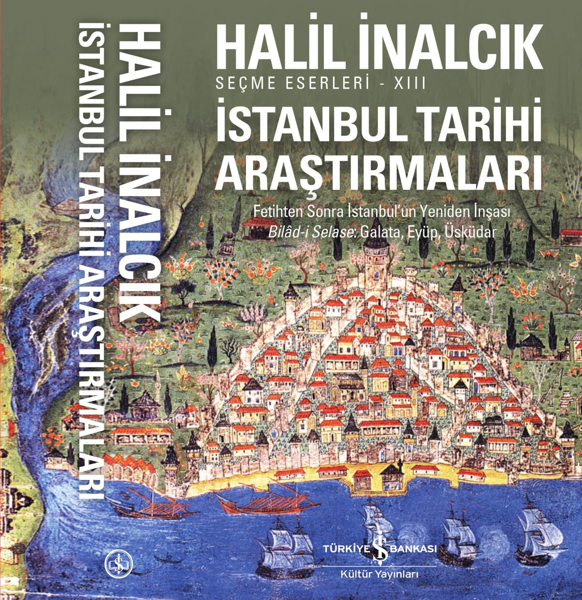 tayfunulass's tweet photo. Rahmetli hocamız Prof. Dr. Halil İnalcık'ın vefatından kısa süre önce yayınevine teslim ettiği İstanbul Tarihi Araştırmaları kitabı önümüzdeki hafta okuyucuları ile buluşacak. Kitap, fetihten sonra İstanbul'un yeniden inşası ve nüfuslandırılması gibi önemli konulara odaklanmakta. https://t.co/vRtIT9YcvJ