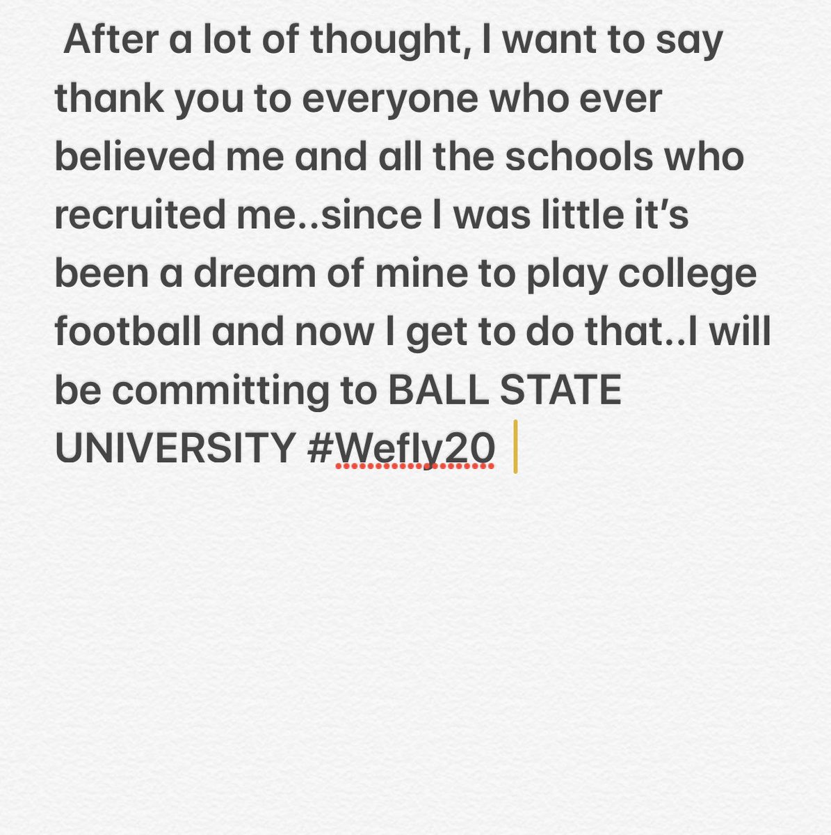 donnymarcuss's tweet photo. Committed ❗️ @BHSdogsfootball https://t.co/RkggFftYoq