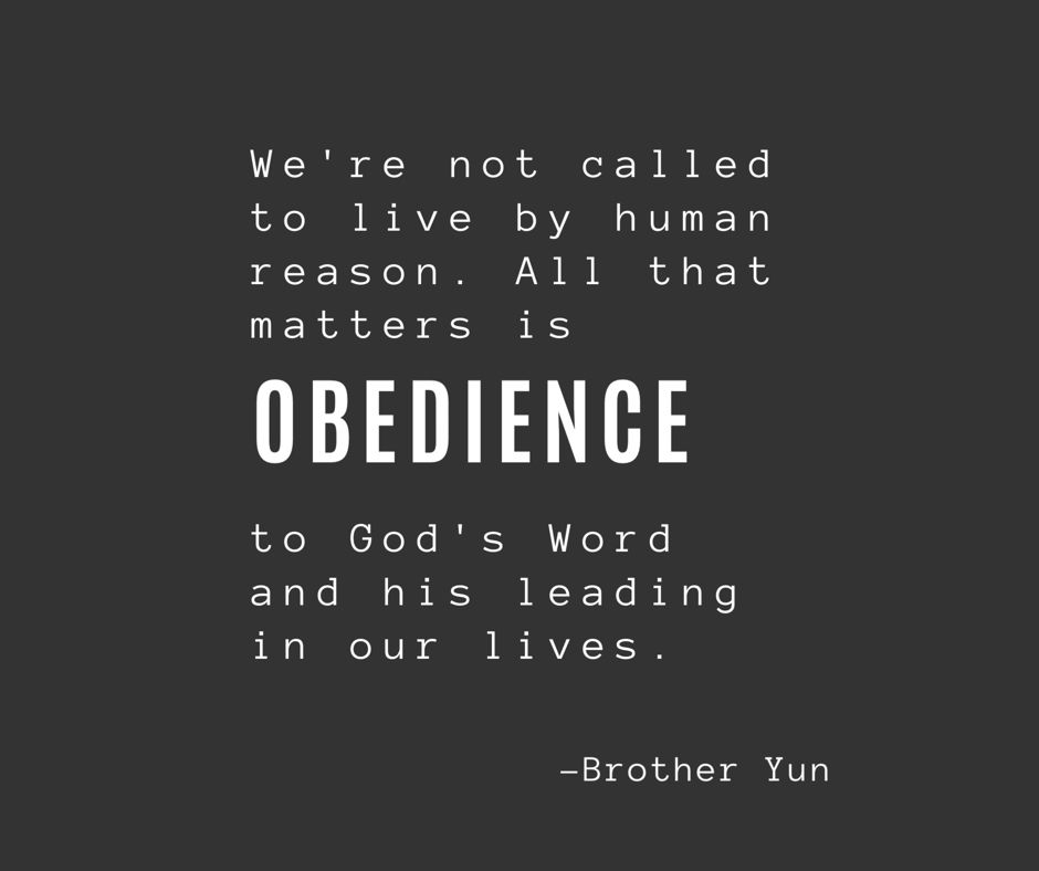 TheOfficialBTJ's tweet photo. “We're not called to live by human reason. All that matters is obedience to God's Word and his leading in our lives.” #godsword #brotheryun #obedience #backtojerusalem #btj #missions #1040window #chinesechurch #chineseundergroundchurch #jesus #thegreatcommission https://t.co/VqSmD7Qzmt