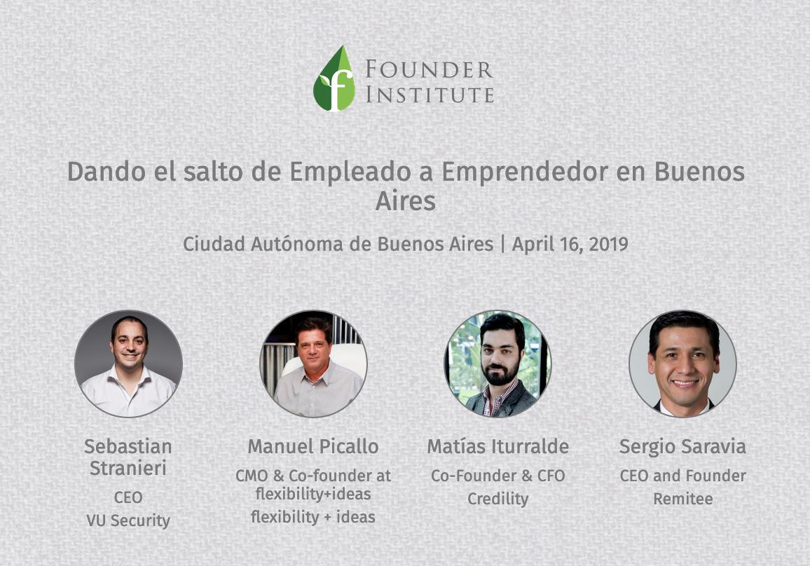 foundingBA's tweet photo. ¡No te olvides que este 16 de Abril podrás encontrarte con estos grandes emprendedores, eschucharlos y conversar con ellos sobre los desafíos de emprender tu propio negocio!
Te esperamos a las 18:30 en @areatres junto a @vusecurity @FlexibilityARG @credility_ar y @RemiteeLatino https://t.co/pHHBLN8a1r