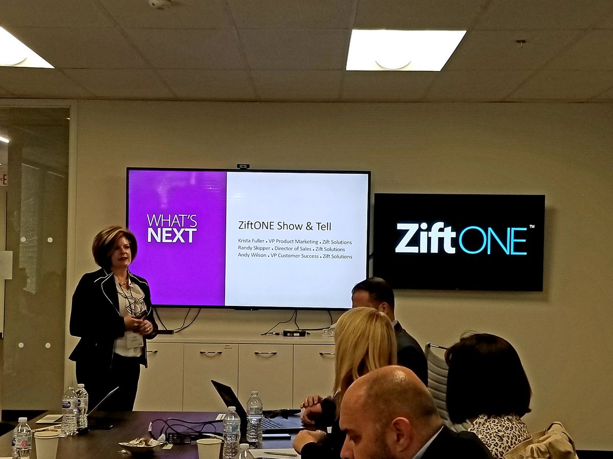 Social4Sarah's tweet photo. Excited to be getting a sneak peak of the new #ZiftONE product from @zift today. #ItsTime #NewNImproved #LaunchMate #IFeelSpecial #digitalmarketing
Excite. Enable. Engage. https://t.co/nFselAxaEh