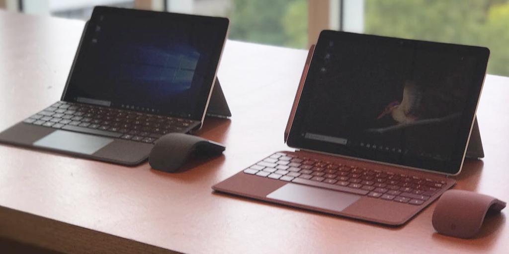 Surface Go with both a black and a burgundy Type Cover...

Which would you pick?

Like = Black
Retweet = Burgundy

#Surface SurfaceGo