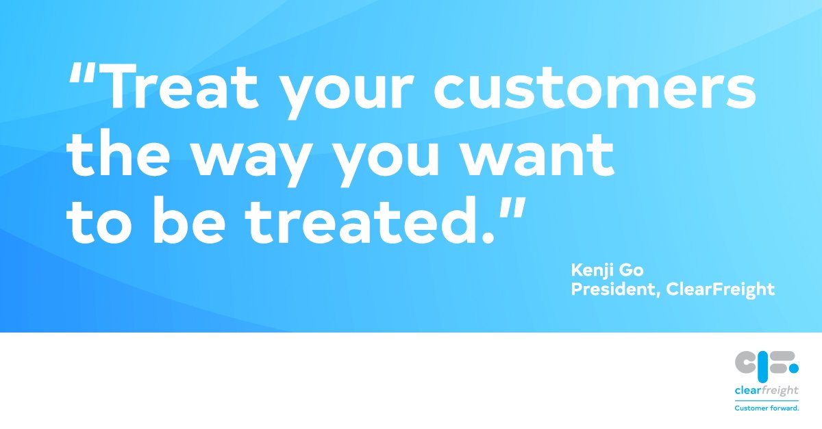 Clearfreight's tweet photo. Quoting president Kenji Go, as seen in our new "Who We Are" video, now live at https://t.co/xqiClSStCS

Thanks for watching!

The ClearFreight Family

#ClearFreight #freightforwarding #logistics #customsbrokerage #technologysolutions #warehousingsolutions https://t.co/fFsLmO3LSx