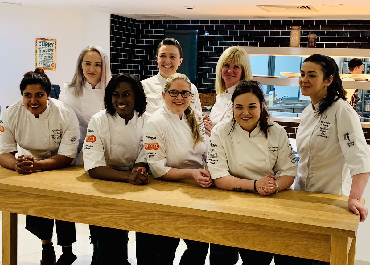 Our esteemed #WomenInFood ambassadors are amongst the guests this evening supporting our fine apprentices #CompassApprenticeships #TeamCompass