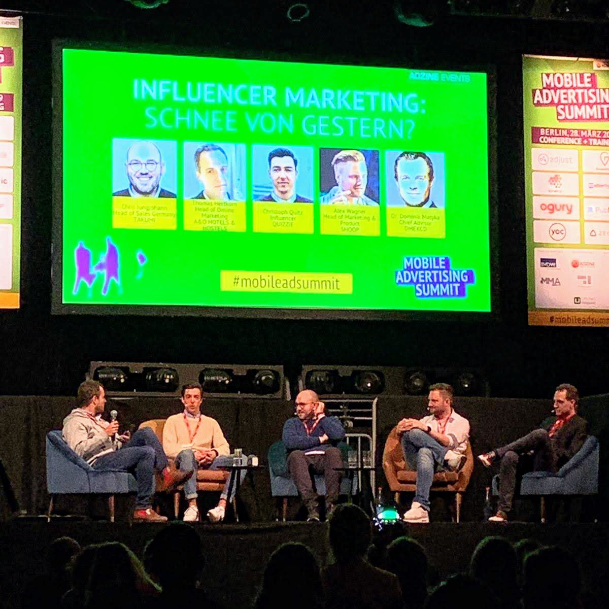 dmexco's tweet photo. Vielen Dank für die Einladung von @dominikmatyka zum #MobileAdSummit heute. It was a pleasure. Fazit des Influencer Panels. Sicher kein Schnee von gestern. Aber ohne klare Ziele, passende KPIs und ordentliche Performance geht es natürlich nicht. https://t.co/TNGXmd2W0Y
