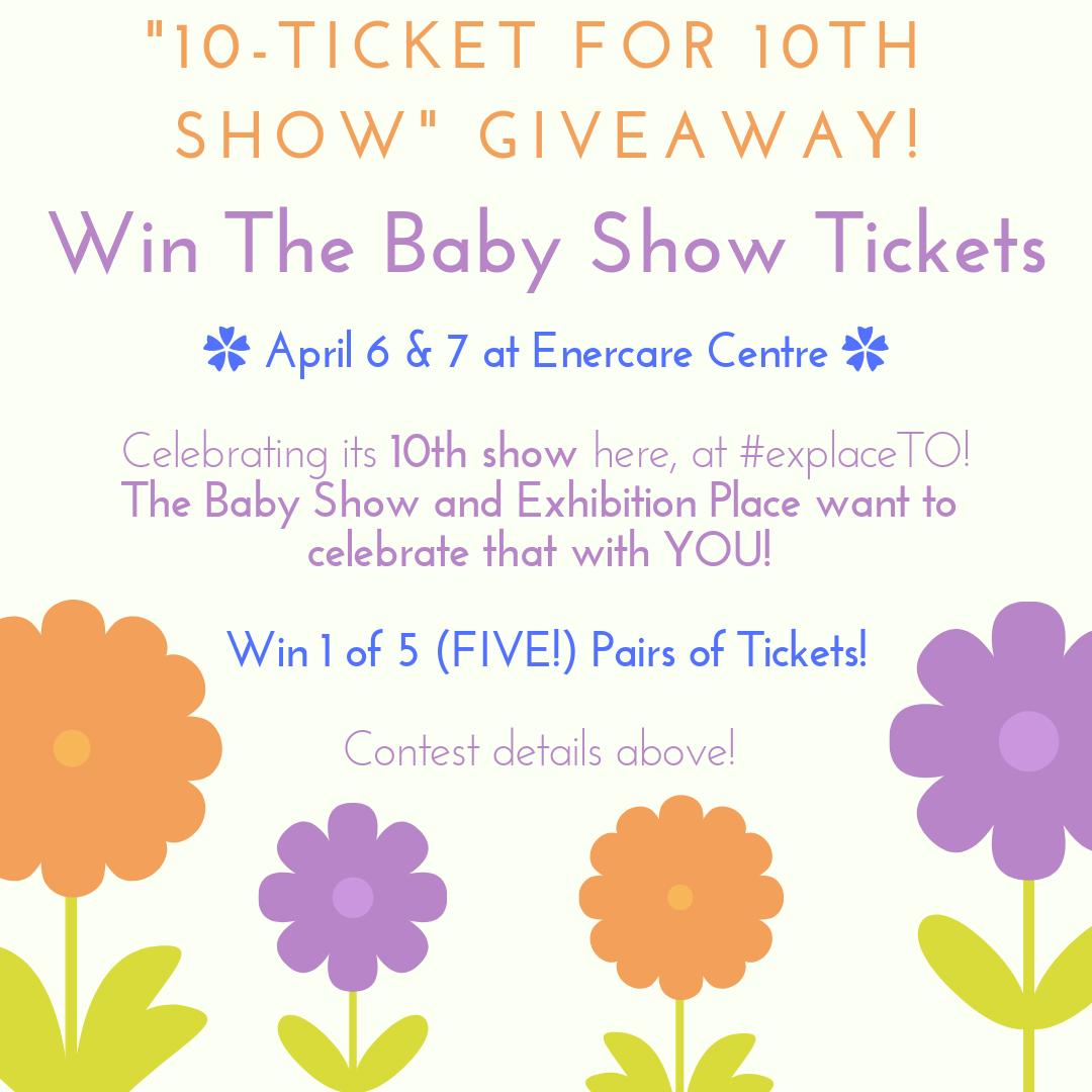 #CONTESTALERT! 

WIN 1 of 5 PAIRS of tickets to the <a href="/BabyShowToronto/">The Baby Show</a> on April 6&amp;7! 

For your chance to win: 
FOLLOW both <a href="/ExPlaceTO/">Exhibition Place</a> &amp; <a href="/BabyShowToronto/">The Baby Show</a> 
SHARE this post!
TAG a friend below!

Contest Ends April 4, 3 PM, winner announced 4:30 PM. Tickets 2 be picked up @ Will Call.