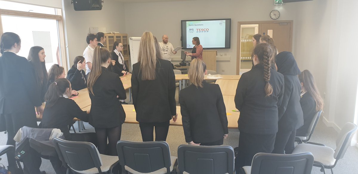 BarrheadSC's tweet photo. @BarrheadHighSch  Student Council gave their thoughts on how local health services can work more closely with young people 
#buildingrelationships #pupilvoice #lotsofgoodideas https://t.co/aWzjpSojTV