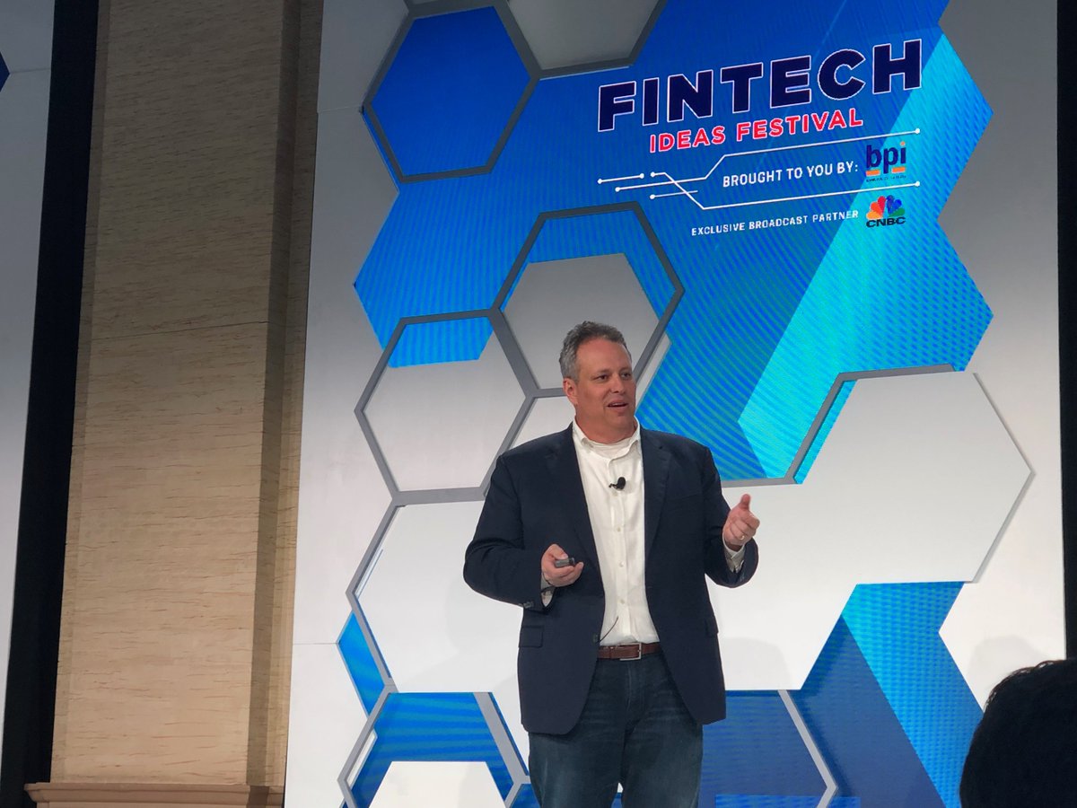 FinTechIdeas's tweet photo. “When you’re creating something, it’s not about creating something that doesn’t exist, it’s about getting down to the core element of what you’re trying to accomplish and how it impacts the customer.” - Rob Frohwein @KabbageRob @bankpolicy #FIF2019 https://t.co/wfaAOnSzuZ