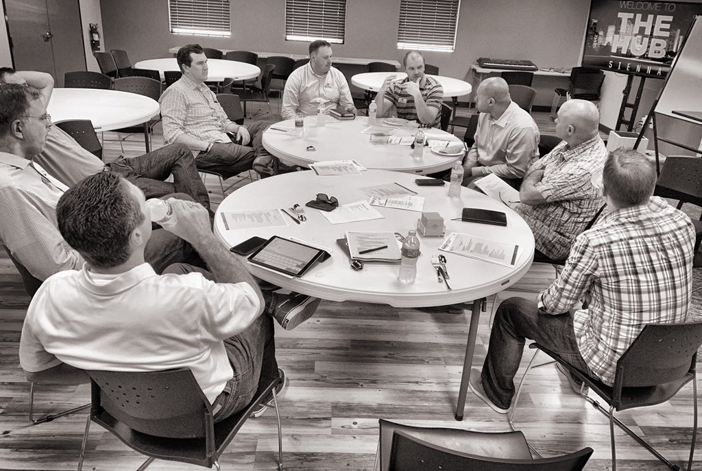 MultisiteLead's tweet photo. LEADERSHIP • Campus Deacons meet monthly in smaller groups help facilitate the mission and ministry at their location. The Sienna team met this week! @hfbcsienna 
#multisite #multisitechurch  #multisitemovement #campuspastor #newchurch #pastor #church #churchgrowth https://t.co/GlmldNuphz