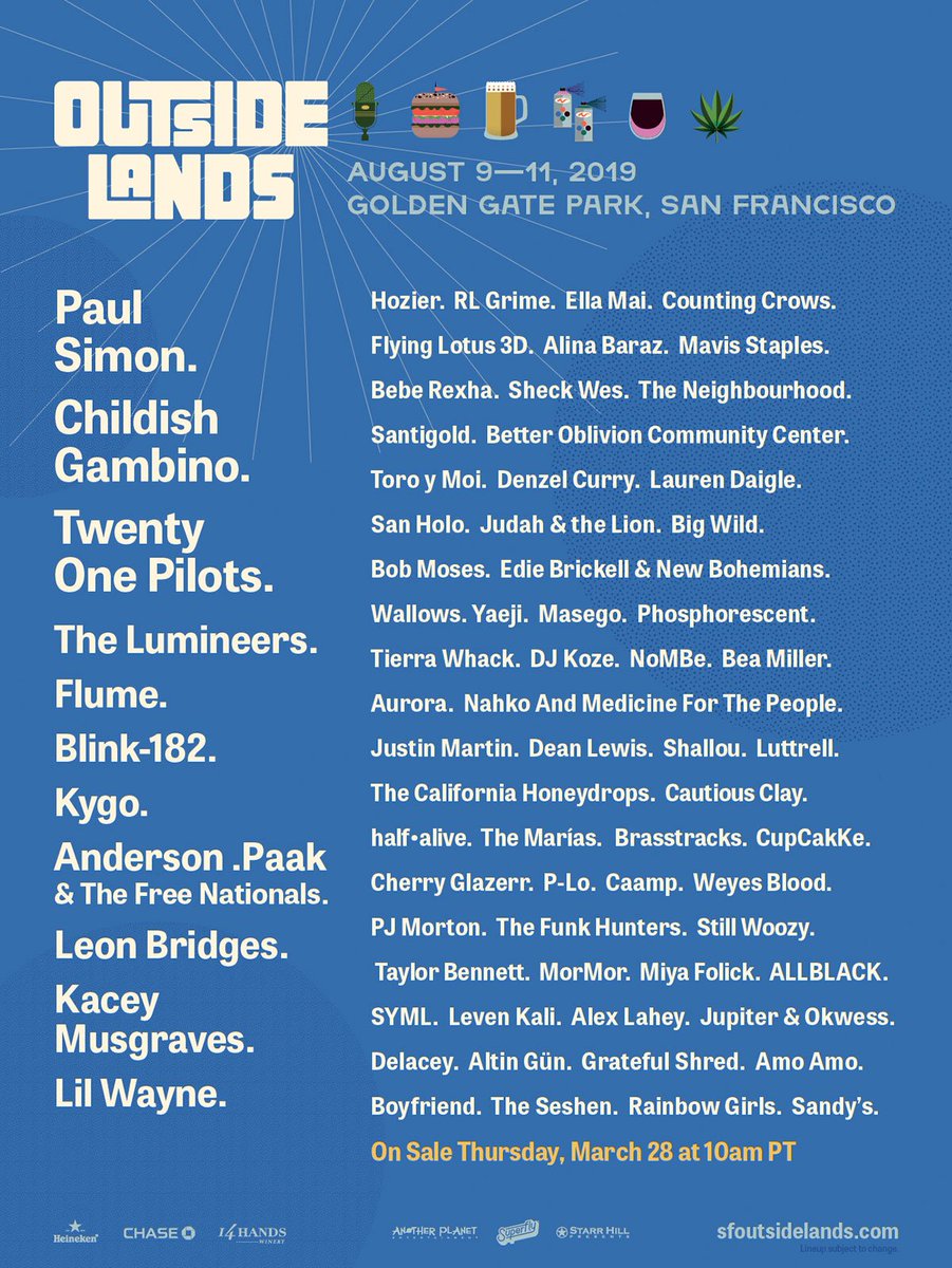 CiraUNR's tweet photo. So many #MusicFestival lineups have come out this week! How to #decide which to go to?! #Oshega #Lollapalooza  or #OutsideLands ??

@nisha_sridharan #RSJ108 https://t.co/w5K1cTE2cS