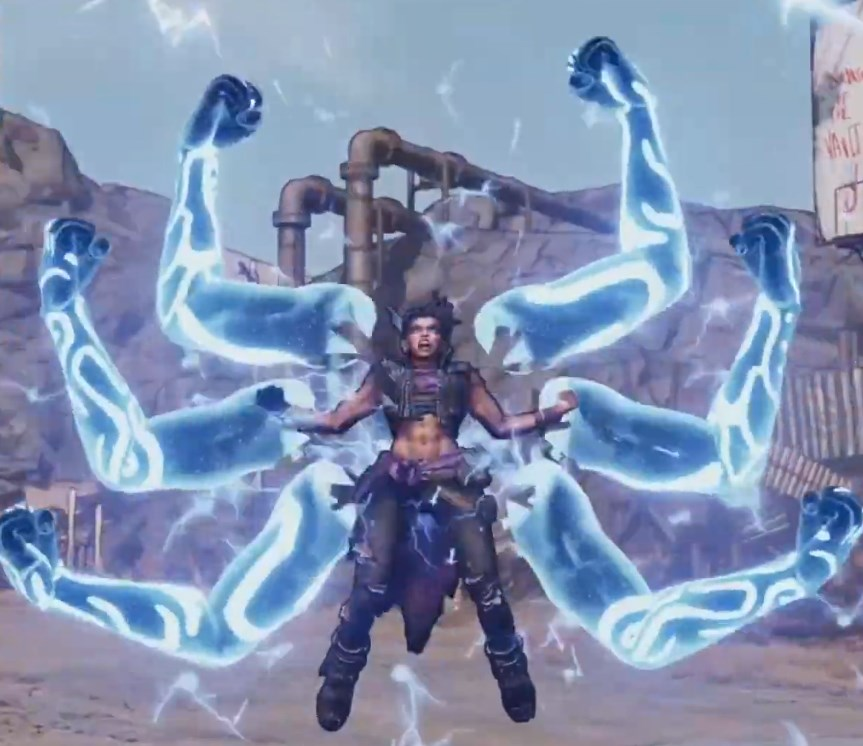 I cant believe I finally get to be a muscle wizard #Borderlands3 