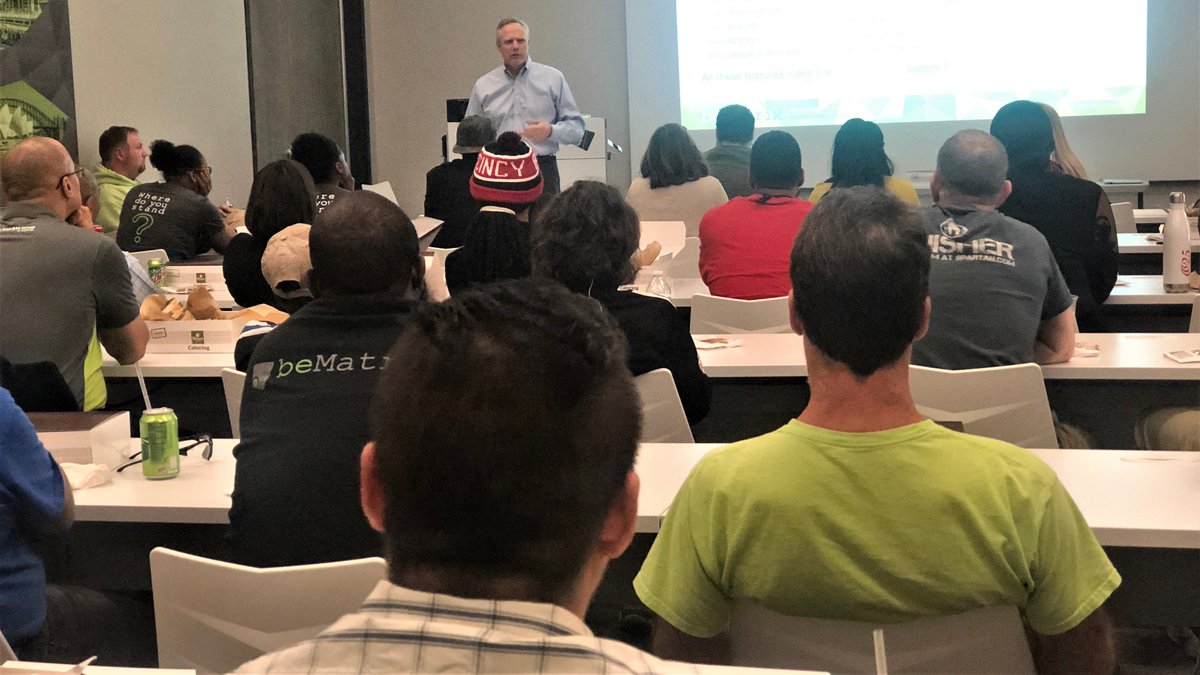 beMatrixUSA's tweet photo. Today was Quarterly Company Lunch day for the beManiacs at the @beMatrix USA ATL HQ and training Center.  It is an opportunity to celebrate victories, be thankful for great Clients and Team Members, and look forward to exciting things to come.  #beMatrix #beAnything #beMatrixLife https://t.co/8aWwsspPAc