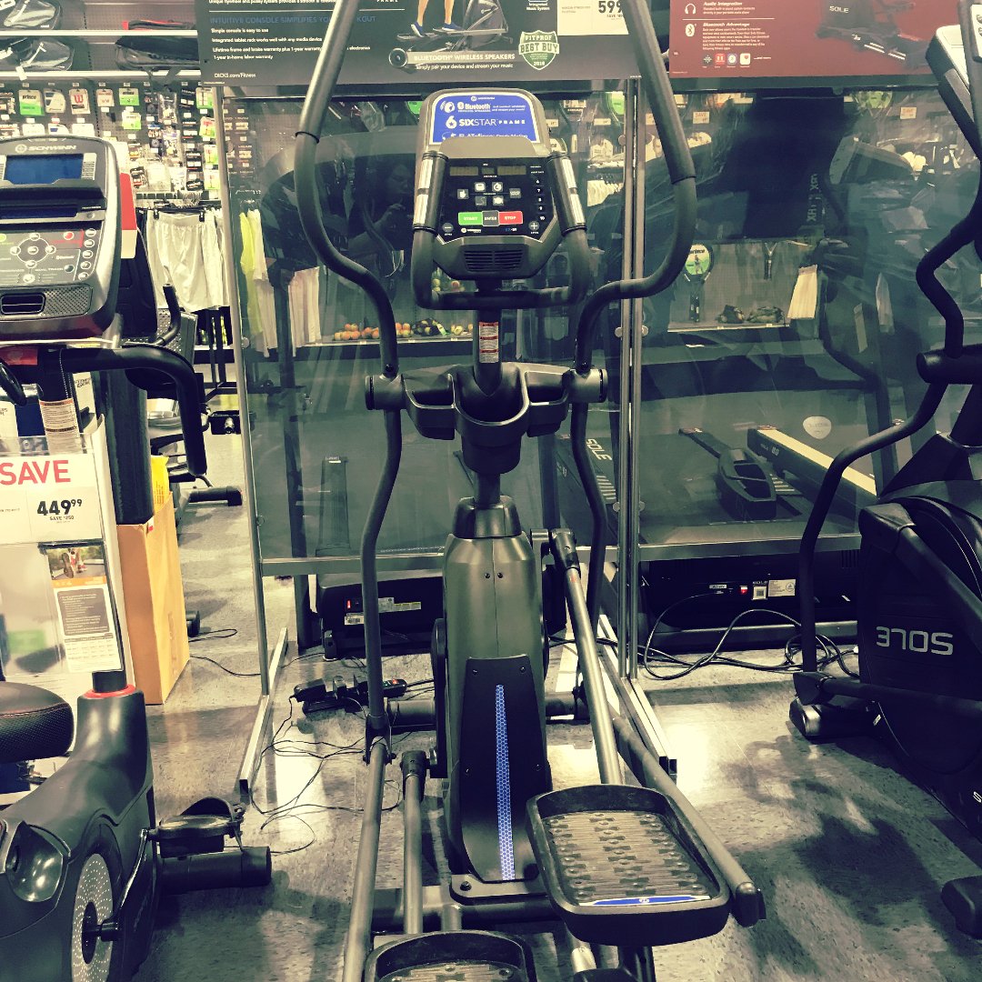 beccabranum's tweet photo. Ran over to @Dicks to try out the @horizonfit EX-59 elliptical! So smooth. Hopefully I can win it in the @Influenster #fittowinHF #CONTEST!!! https://t.co/NlRLPFpDWv