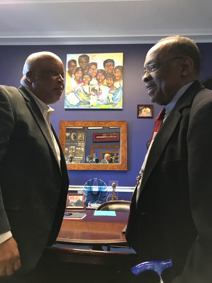 Iconic CHC LEADERS Dr. Robert Smith &amp; Rep Bennie Thompson at NACHC P&amp;I discussing CHC issues