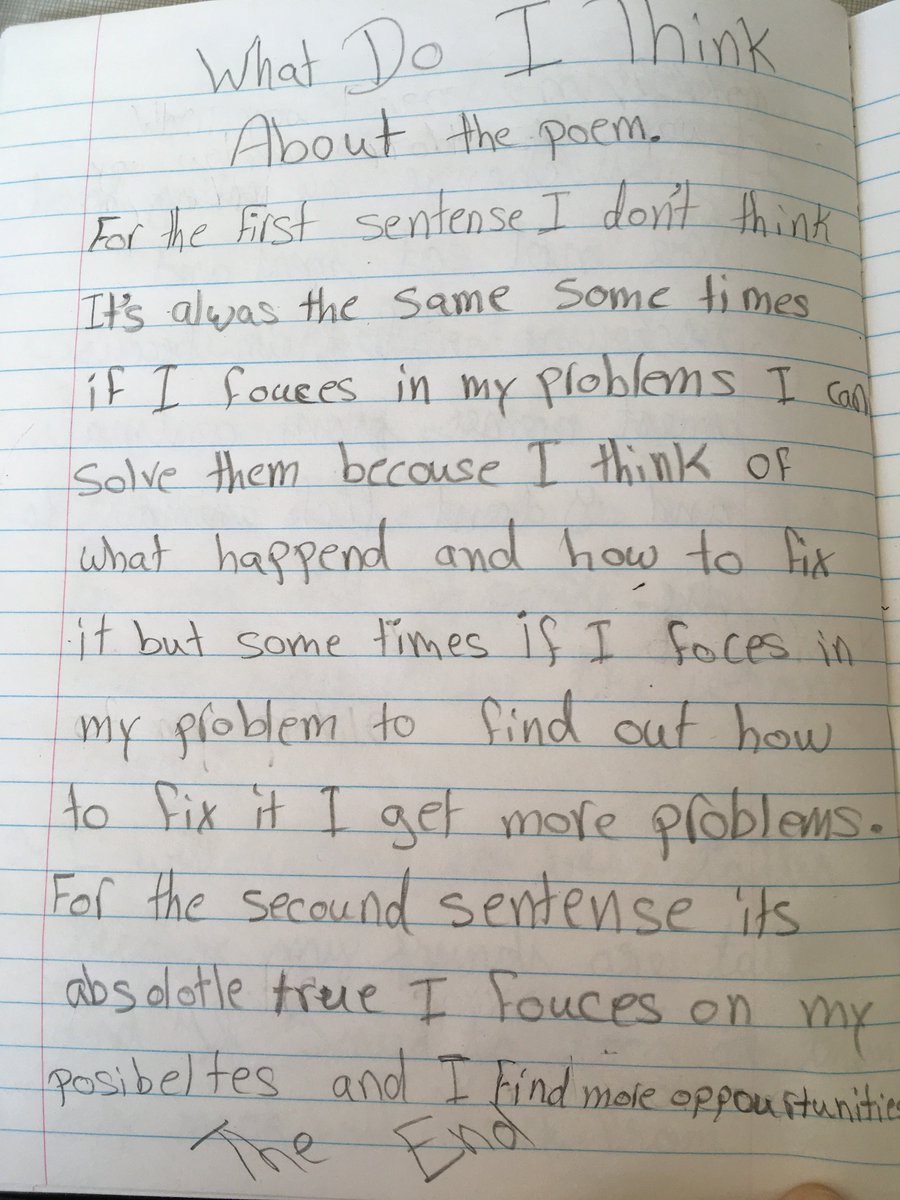 Ms_EMcCann's tweet image. The writing prompt this week was a tough one! Excellent #criticalthinking in our #writersnotebooks 👏📝