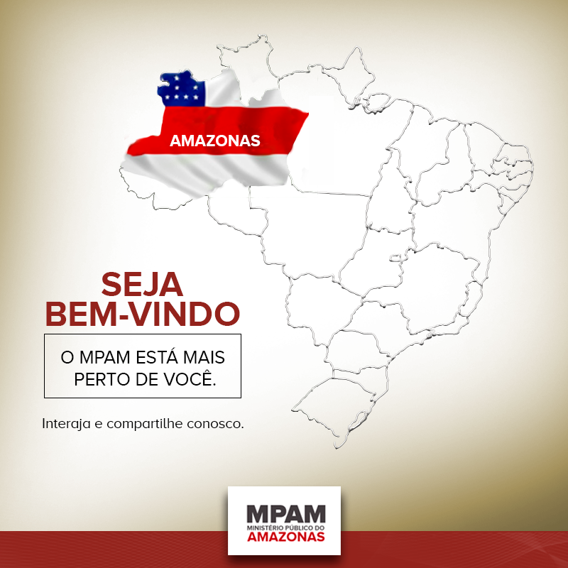 MPAM_oficial's tweet photo. Bem-vindo!  Este é nosso primeiro card oficial nas redes sociais. Este canal é para  você, cidadão, acompanhar as ações e trabalho do MPAM. Aqui, você  encontra informação jornalística, chamadas para eventos e campanhas.
 
 Participe, interaja e compartilhe essa experiência! https://t.co/g4adA0AucM