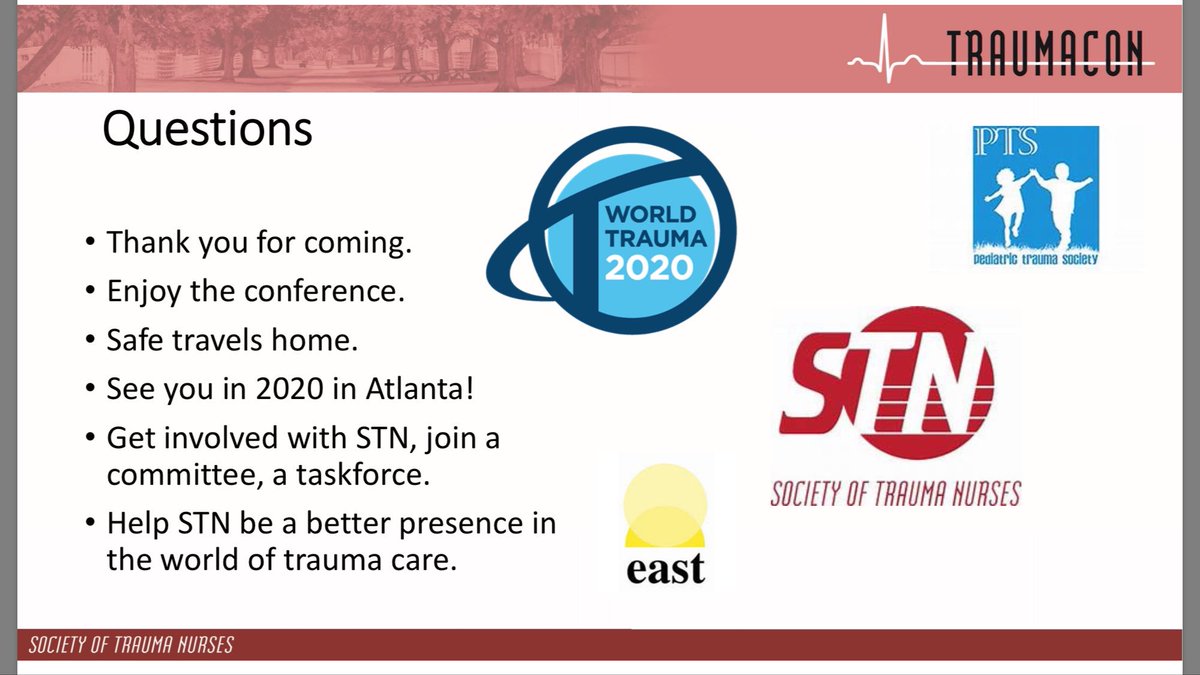 TSACO_AAST's tweet photo. Thx to Cindy Blank-Reid past-president of @SocTraumaNurses for mentioning @TSACO_AAST in her summary of the #WorldTraumaCongress #WTC2018 at the #TraumaCon2019 #TraumaCon19 #TraumaCon
https://t.co/HtSI8VoytC https://t.co/QxeuFtJnSh