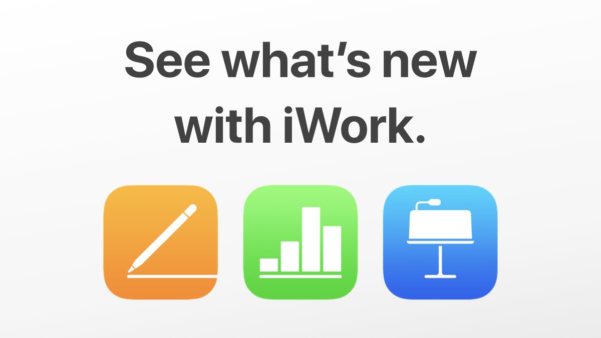 Thrilled to announce new and improved features across #iWork! We’ve made it even easier for #teachers and #students to create docs, spreadsheets, and presentations that showoff everyone’s best thinking. Update Pages, Numbers, and Keynote to see what’s new! itunes.apple.com/us/story/id127…