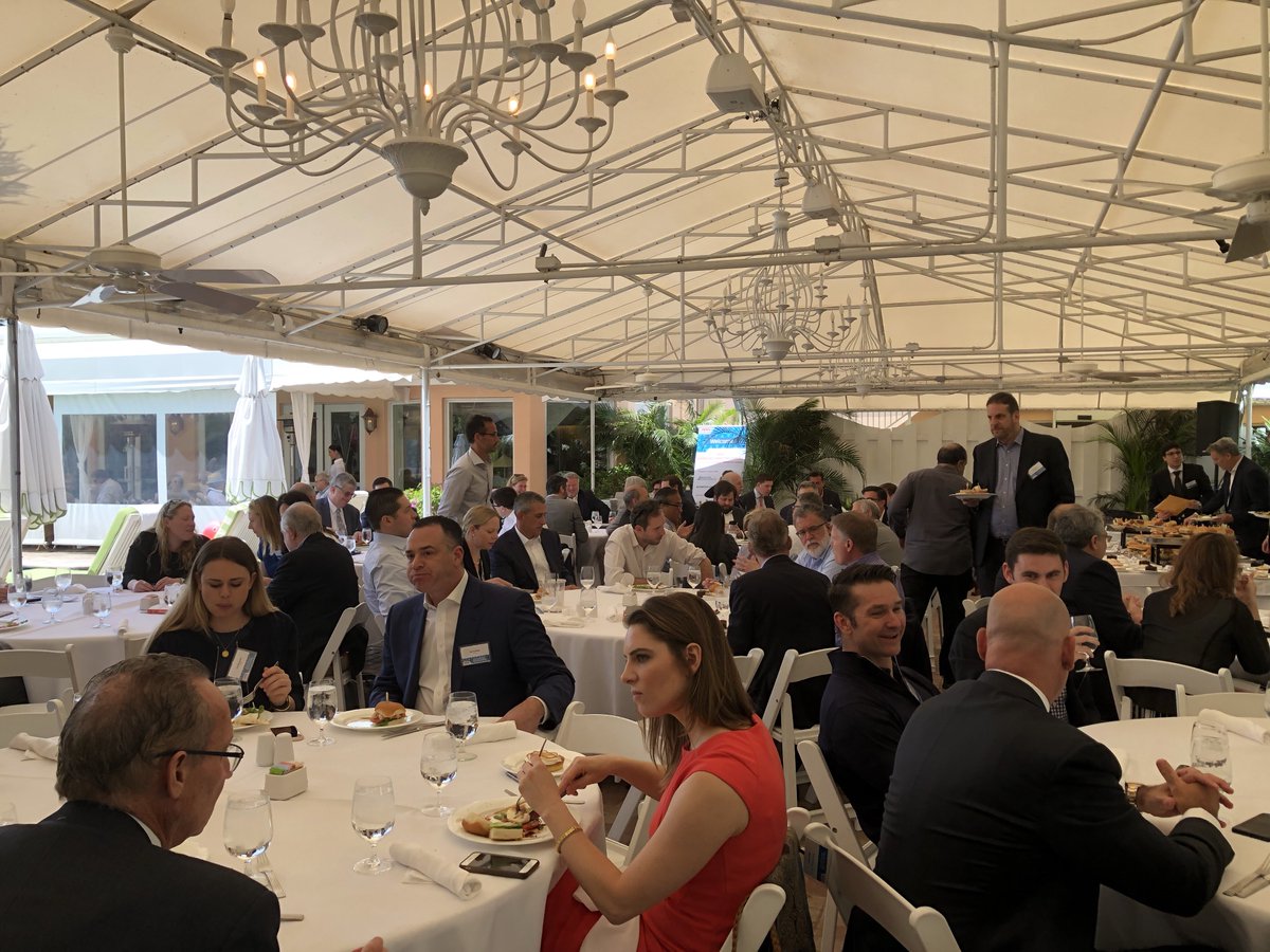 Enjoying the luncheon #halloffame #awards speakers <a href="/themaadvisor/">The M&A Advisor</a> #palmbeach #Dita19 <a href="/BergerSingerman/">Berger Singerman</a>  <a href="/BRileyFinancial/">B. Riley Financial</a> <a href="/PwC/">PwC</a> <a href="/RaymondJames/">Raymond James</a> <a href="/MadStCap/">MadisonStreetCapital</a>