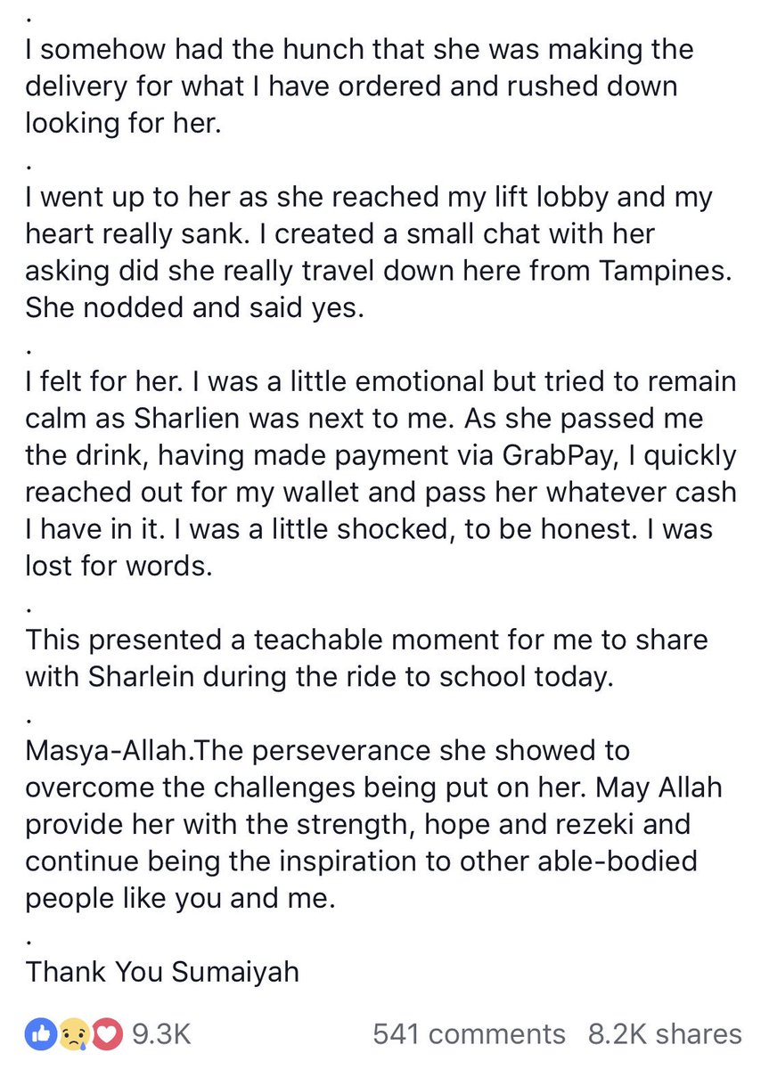 iamajayrahman's tweet photo. I cried reading this 💔😭

Sumaiyah. Sekuat sumaiyah di zaman Rasulullah😢 https://t.co/TAuqapJ0ol
