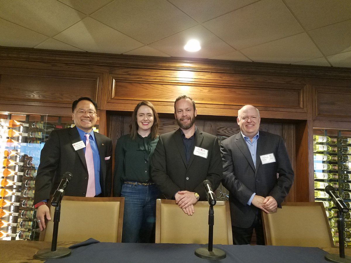 ProfSmak's tweet photo. Outstanding program today @smucox #swvf on investing in #blockchain business models thx
Richard Meszaros @accenture James Johnson @oakeninnovations Lacey Shrum @VelaWoodLaw https://t.co/9SCgjoUP5s