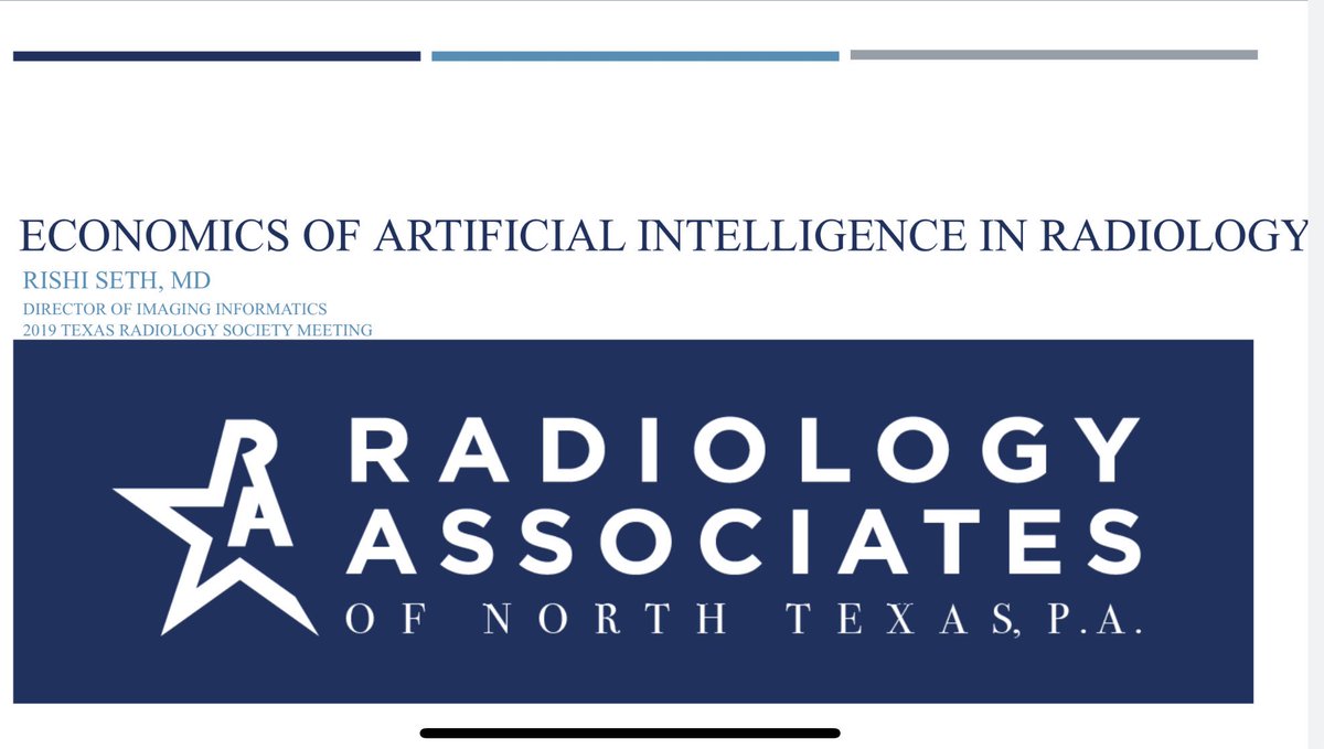 Looking forward to discussing the Economics of #AI in #Radiology at #TRS2019 this weekend!
#imagingIT #ImagingAI