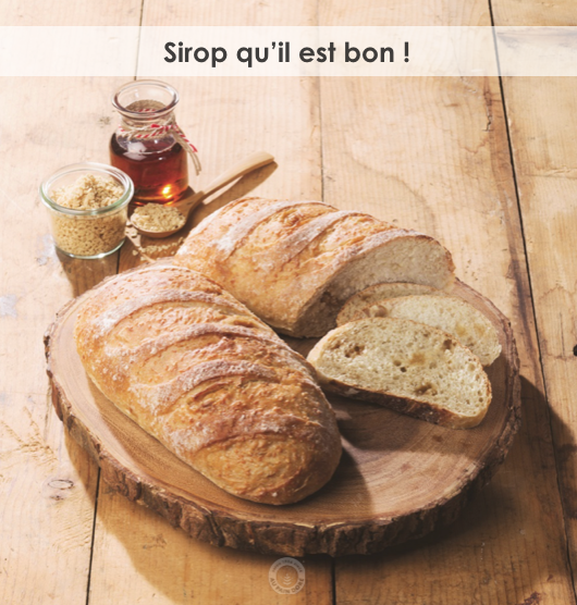 Une délicieuse recette de pain au levain avec un petit goût sucré de dame nature, notre pain à l’érable, c'est du bonheur en tranches.