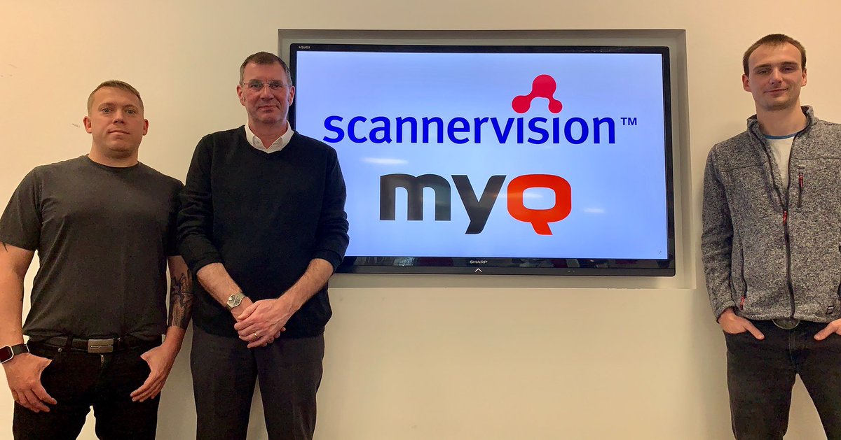 ScannerVision's tweet photo. Nice to hear from Brian our UK specialist after meeting with MyQ UK and KDUK.
I have arrived back after the last day and a half with MyQ UK an KDUK.
I just want to say how impressed everyone was with the work done from both sides.
#ScannerVision #myqsolution https://t.co/CZkhsTKjcJ