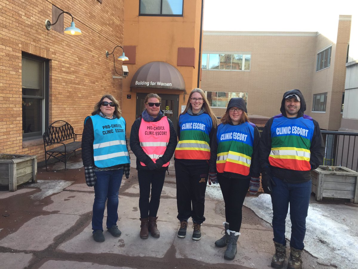 Your friendly neighborhood pro-choice escorts were out in full force today supporting the right to choose!