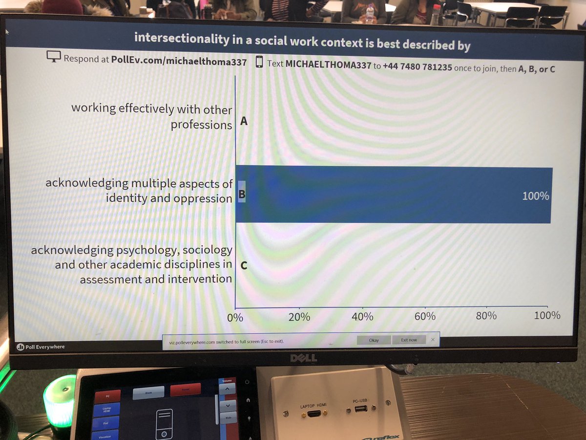 DrMikeJThomas's tweet photo. In other #sociology news @BrunelSocWork our students totally nailed #interesectionality in their end of module quiz today 👏👏👏👏 https://t.co/mW4R9ojw5m