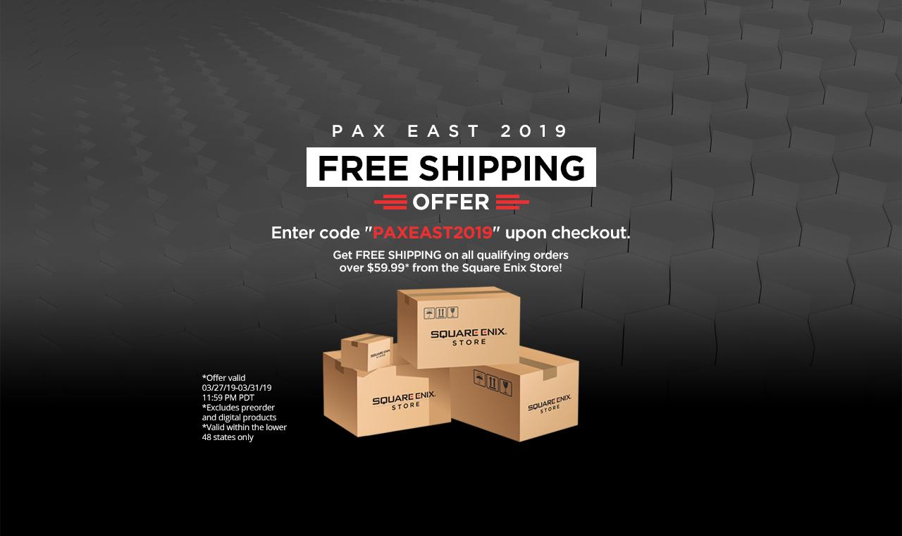 Square Enix on X: [US Only] Get FREE SHIPPING on all qualifying orders  over $59.99 on a wide range of games, merchandise, soundtracks and more  from the Square Enix Store during our #