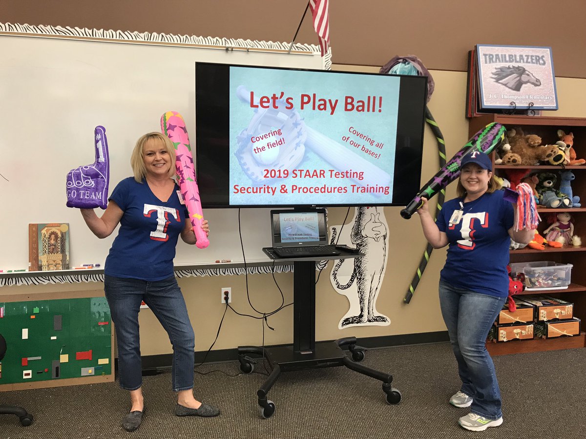 Ready for some spring STAAR training on opening day!! #RiseUpJCT