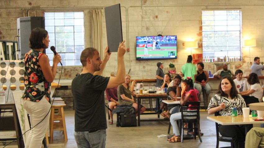 Belly up for a bowl of gumbo and hear short pitches about community projects - and get a vote in who wins the prize! It's tonight at Mantle in Fondren finditinfondren.com/2019/03/21/fon…