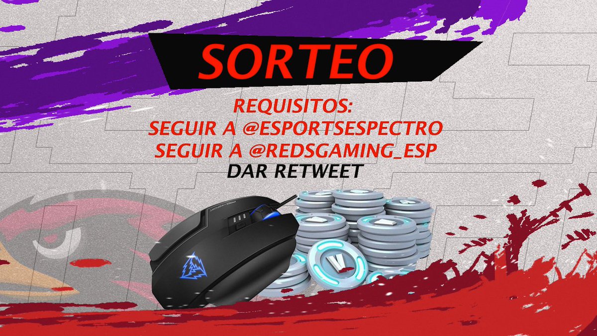Reds Gaming E.C 🔴 (@redsgaming_esp) on Twitter photo #SORTEO
Sorteamos un ratón Thunder X3 (TM60) + 1000 Pavos para <a href="/FortniteGame/">FortniteGame</a> solo para un ganador.
Requisitos:
Seguir a @eSportsEspectro
Seguir a <a href="/RedsGaming_ESP/">Reds Gaming E.C 🔴</a>
Dar RT🔃🔄 a este tweet.
Es internacional y finaliza el 12/04/2019 muchísima suerte ☘️🤞. #SORTEO
Sorteamos un ratón Thunder X3 (TM60) + 1000 Pavos para <a href="/FortniteGame/">FortniteGame</a> solo para un ganador.
Requisitos:
Seguir a @eSportsEspectro
Seguir a <a href="/RedsGaming_ESP/">Reds Gaming E.C 🔴</a>
Dar RT🔃🔄 a este tweet.
Es internacional y finaliza el 12/04/2019 muchísima suerte ☘️🤞.