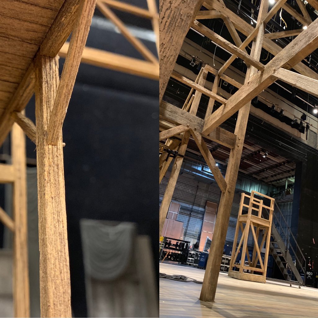davidgfarley's tweet photo. Little and Large. #hgophoenix #houstongrandopera #setmodel #setdesign https://t.co/VwIEfYKOom
