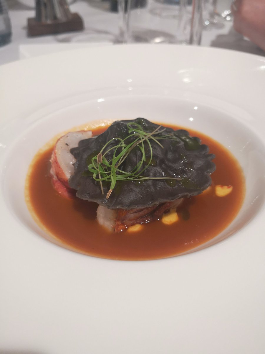 Amazing food tonight from the Apprentice dinner! Thanks to <a href="/Vadischef/">Nick Vadis</a> and the team! <a href="/compassgroupuk/">Compass Group UK & I</a>