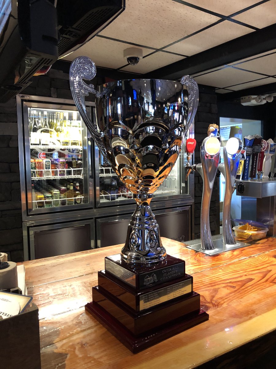 nitroshockey's tweet photo. KIJHL Championship Trophy has gotten a make over into a great cup style trophy! All info since 1967-68 transferred to this one. It is in Kimberley for games 1 &amp; 2 and will head to Revelstoke for game 3 &amp; 4. Currently on view at the Sullivan Pub!
🧨💥KABOOM!!!💥🧨 https://t.co/kgbRiHWxFI