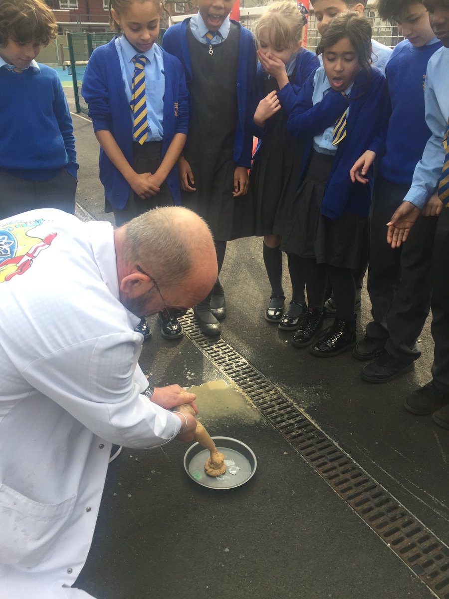 StGeorgeClass's tweet photo. #Scienceweek at @StAnnesCPS our class certainly had a very realistic experience of the digestive system! With the help of a Scientist we discovered the journey our food takes all the way through our body- almost a little too realistic! #ScienceStAnnesE1 https://t.co/WskQvZFiFf