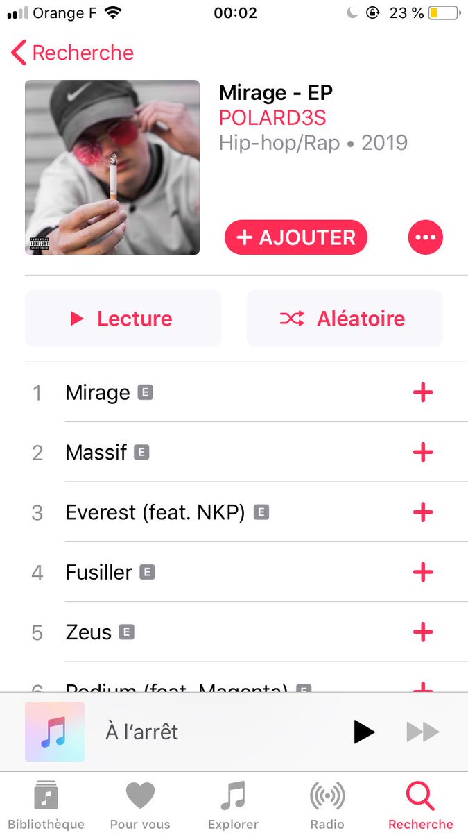 Ça y est !!! Mon 1er EP "Mirage" est disponible sur toutes les plateformes de streaming, j'compte sur vous pour partager ça en balles 🙏🙏🙏.

#SyndicatRecords