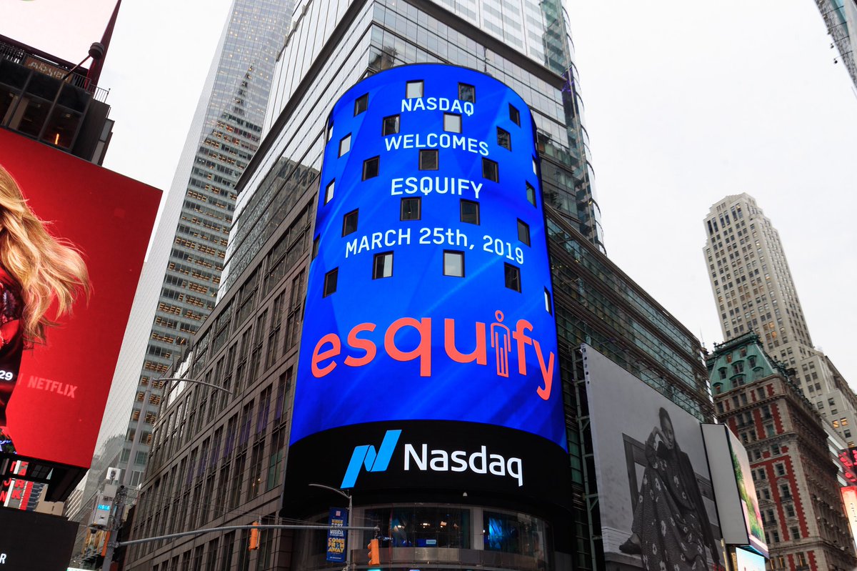 DrewSocial's tweet photo. Monday I got to represent @XactData @Esquify by ringing the closing bell at Nasdaq!  A super fun opportunity celebrating our incredible journey through exit and our @Chi_Innovation award win! Here’s some of the press: https://t.co/YzOhlD96Sr https://t.co/RCiTGPiXi9