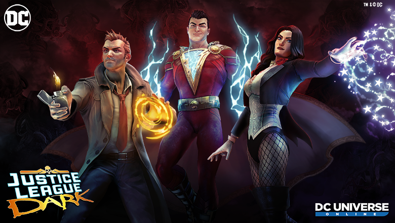DCUO's tweet photo. New Episode &amp; Event now available! Confront occult magics, invading daemons, and terror beyond comprehension in #JusticeLeagueDark! 

Play Now: https://t.co/AlpztNfoLM https://t.co/0IxCNeNUYV