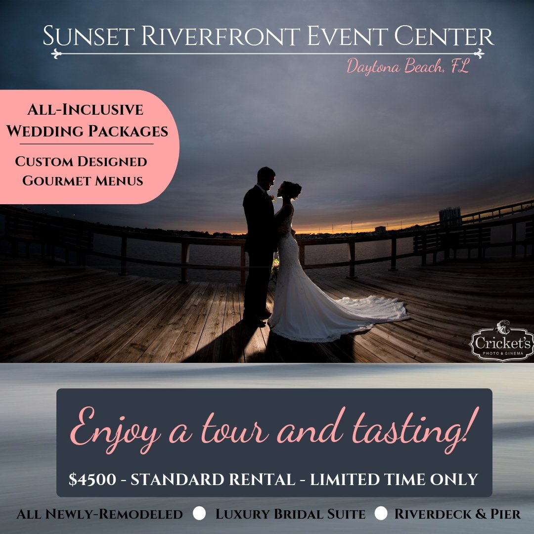 Sunset_Center's tweet image. Come celebrate your engagement with a tour and private tasting! 🍾
Events@SunsetRiverfrontEventCenter.com🌴
sunsetriverfronteventcenter.com
...
#Floridawedding #IDo #Loveis #wedding #Daytona #Isaidyes #Engaged #WeddingVenue #weddings #lovefl #putaringonit #truelove #daytonabeachweddings
