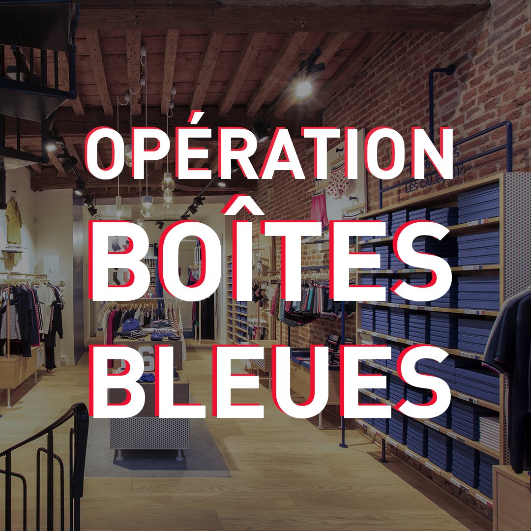 Ce week-end, nous lançons la 1ère étape de notre opération boîtes bleues avec #LePavé ! Une grande collecte est organisée dans toutes nos boutiques Parisiennes. Venez nous rendre visite ! 😉 
On vous explique tout ici 👉 bit.ly/2uCOpMV