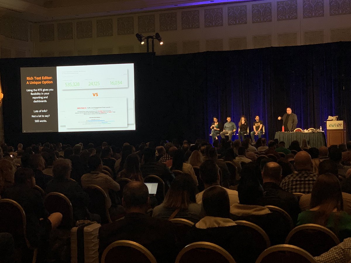 jenlasser's tweet photo. Rich text editor & inline descriptions are sorely underused, so Iโm loving @DataVizDave โs first tip! #analyticsRockstar #adobesummit https://t.co/sQoQATPXzI