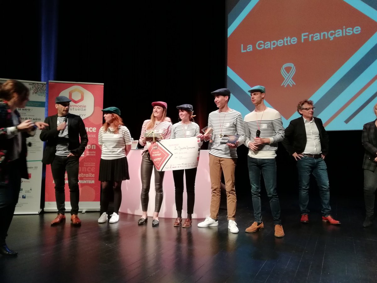 Du lancement à <a href="/LeMansInnov/">Le Mans Innovation</a> en novembre à la victoire régionale @LesEntrepEnPDL en passant par la une <a href="/lemainelibre/">Le Maine Libre</a>... L'histoire de <a href="/LaGapetteFr/">La Gapette Française</a> en 3 photos. #etcenestpasfini #rdvàParisle24mai