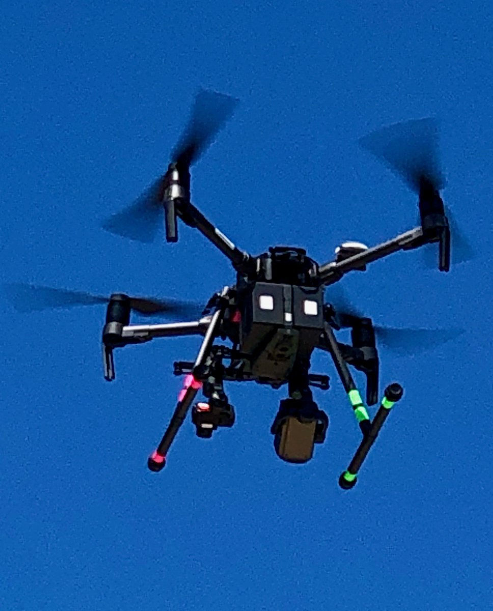 CarolinaDronz's tweet photo. When I demo, I can't demo just one drone, so I chose the #DJI M210 https://t.co/F0ZtRXLwAE